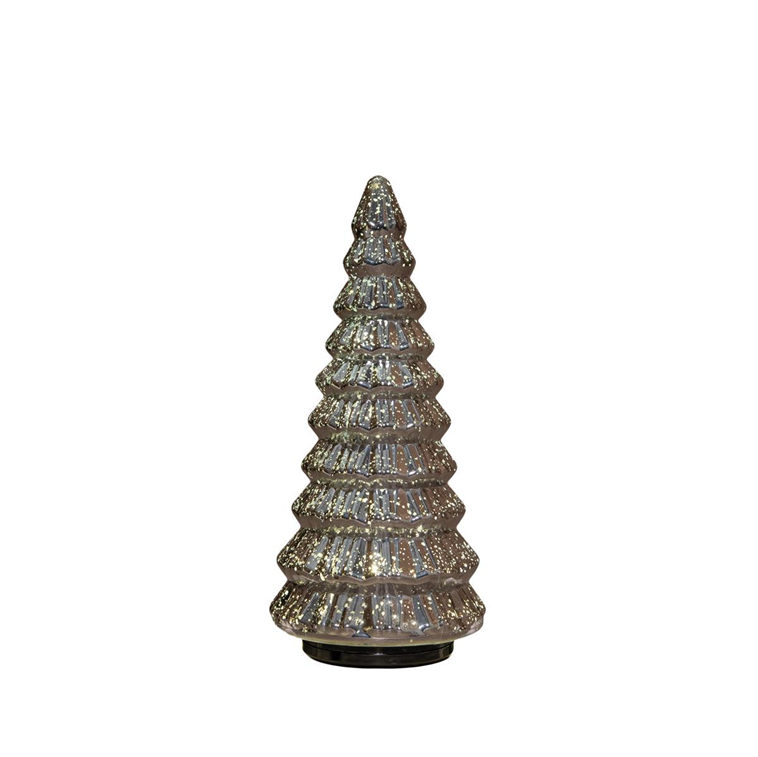Rotierende LED-Weihnachtsdekoration aus Glas