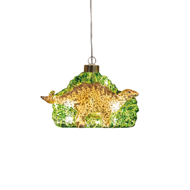 Weihnachtsdekoration aus Glas · warmweiße LED-Beleuchtung