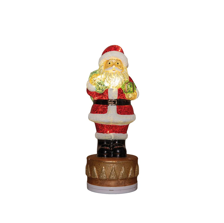 Weihnachtsdekoration aus Glas · warmweiße LED-Beleuchtung