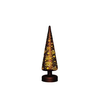 Anna’s Collection LED-Glasbaum mit Sternendekor