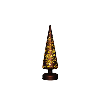 Anna’s Collection LED-Glasbaum mit Sternendekor