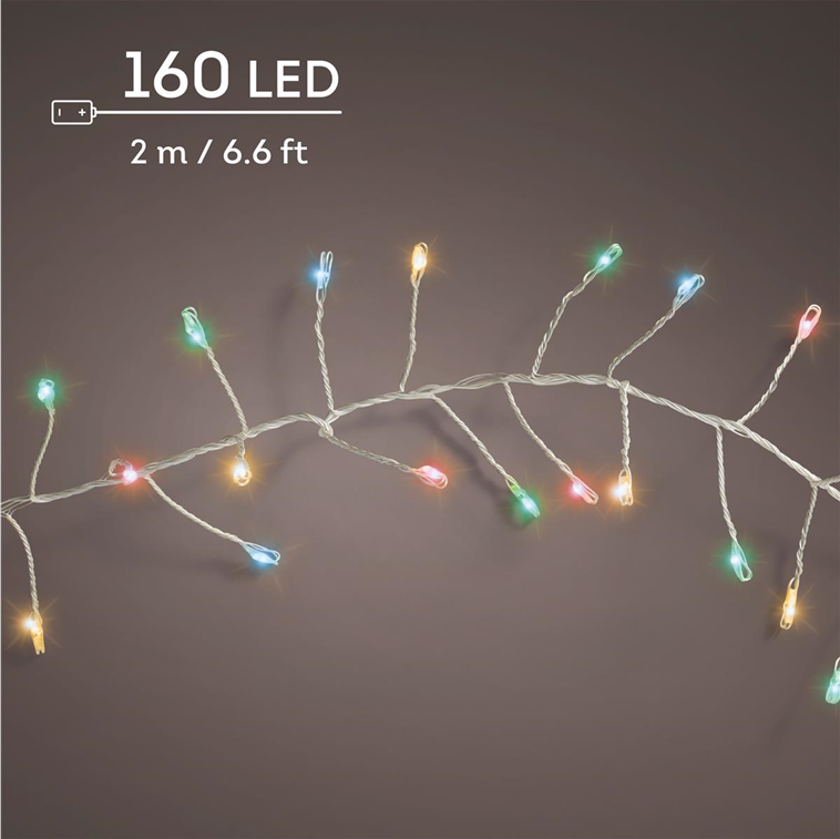 Multicolor · silberes Kabel · 8 Funktionen / Twinkle